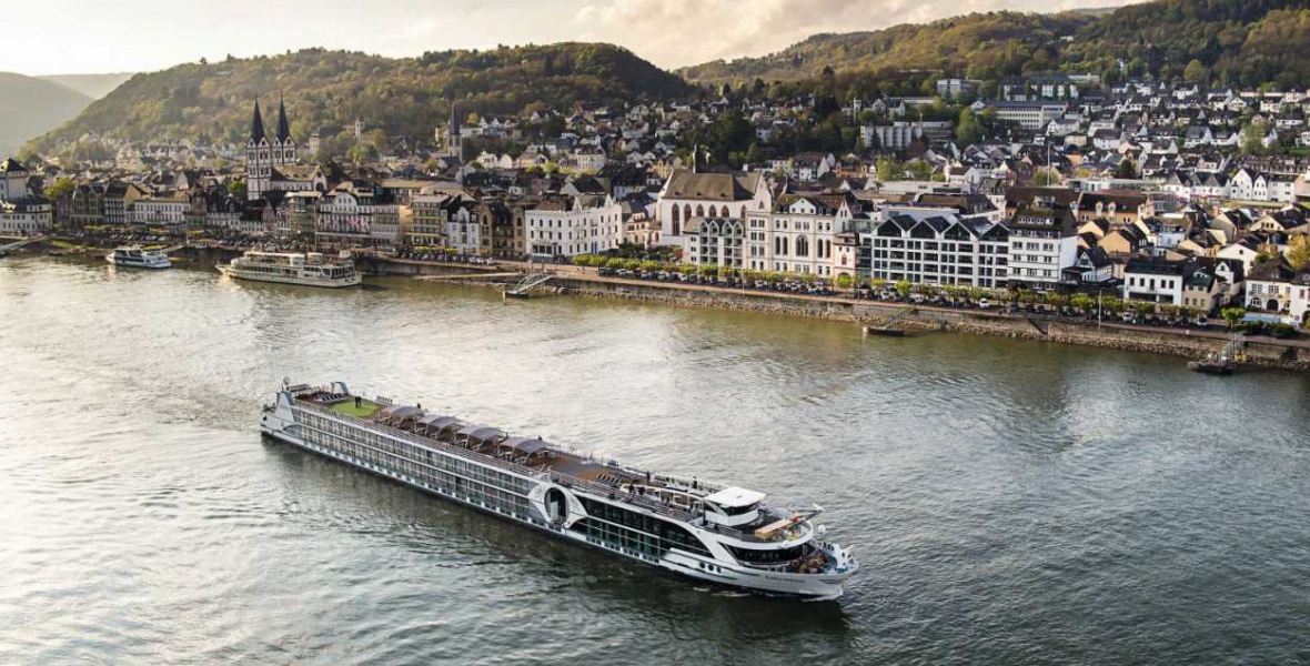 Den Auftakt im Kulturreisejahr 2026 von Thurgau Travel bildet im September eine umfangreiche Flussreise auf Rhein und Mosel mit Claudia Wenzel und Rüdiger Joswig an Bord. Bild: MS Thurgau